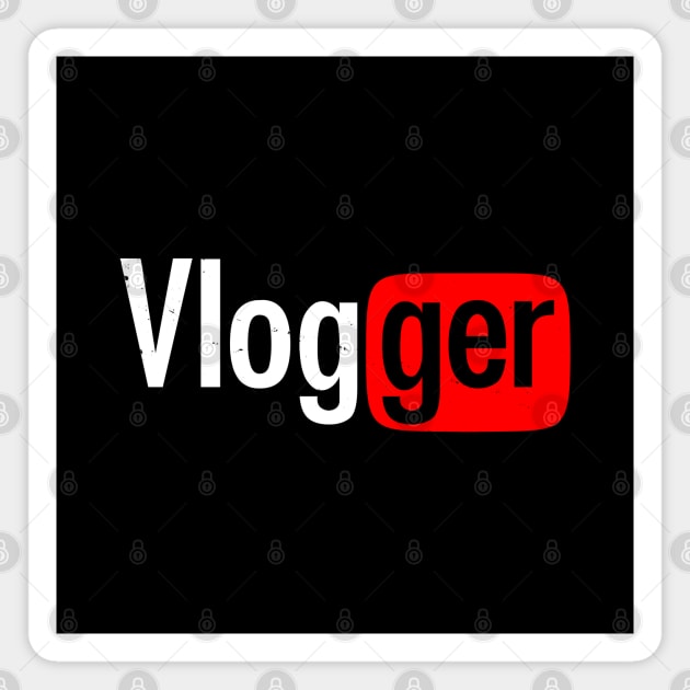 Logo Parody Gift For Content Creators Vloggers Magnet by BoggsNicolas